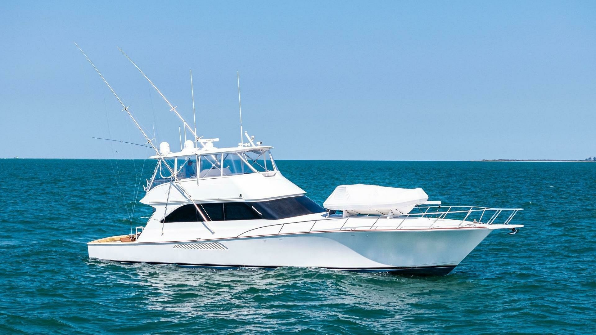 2002 Viking 65 Convertible Cajun Queen Yacht For Sale