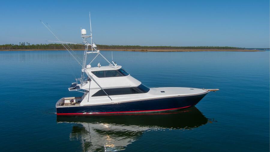 2001 Viking 65 Enclosed Bridge