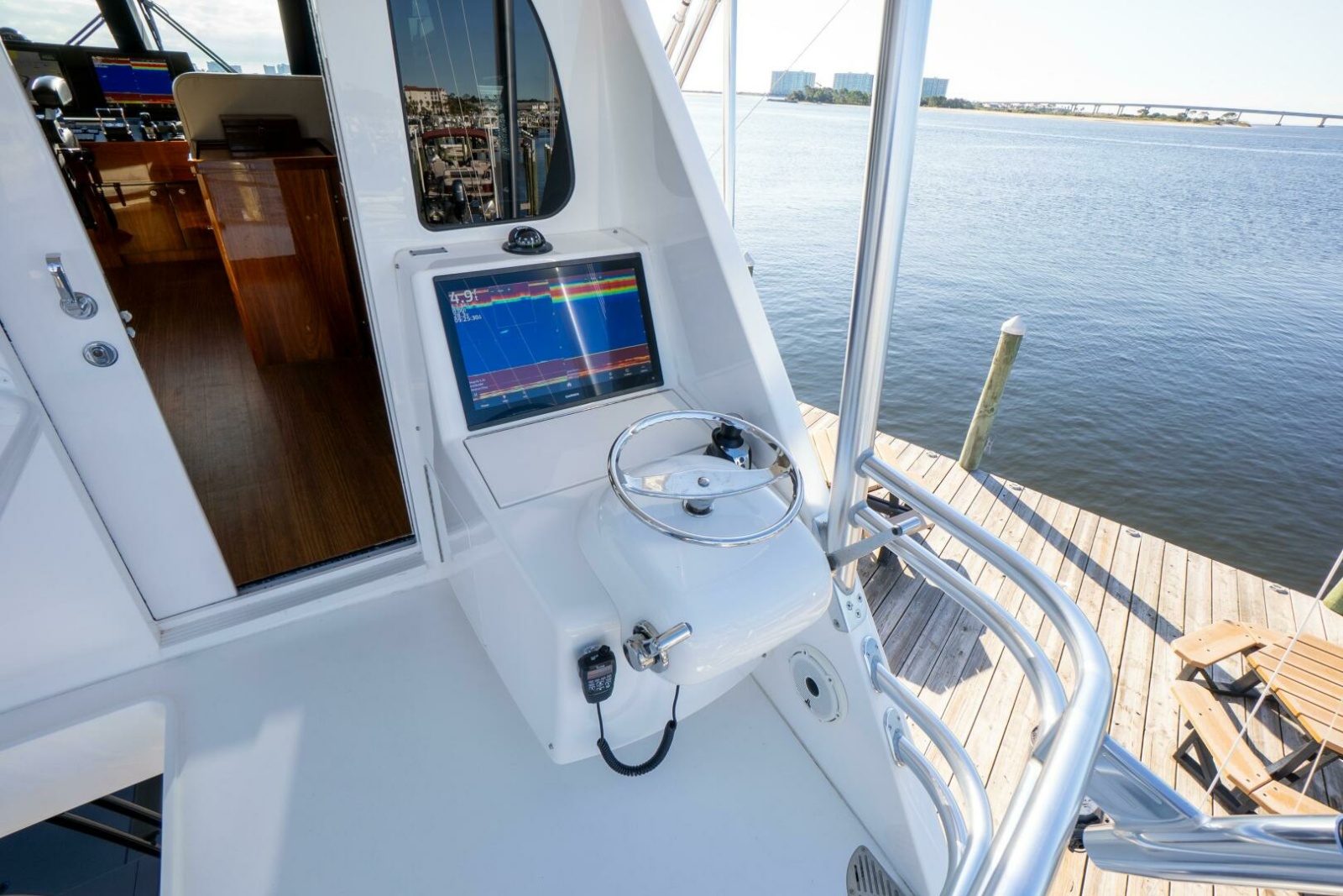 2021 Viking 72 Enclosed Bridge Photo