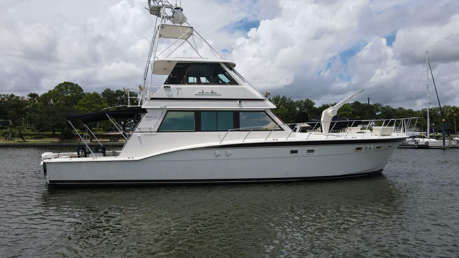 1985 Hatteras 60 Enclosed Bridge