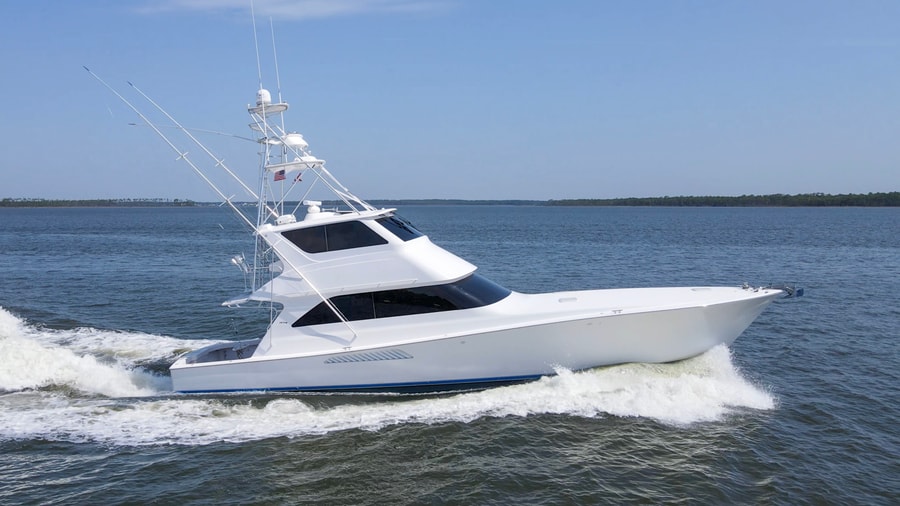2005 Viking 61 Enclosed Bridge