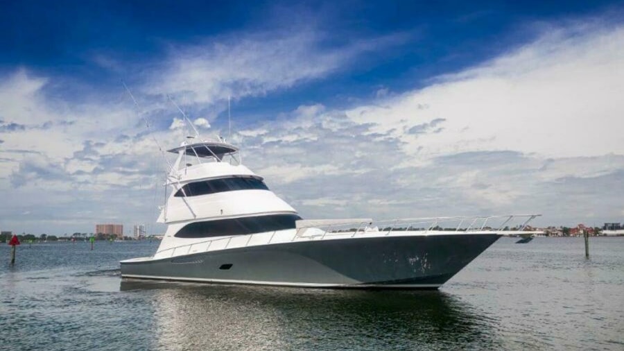 2012 Viking 76 Enclosed Sky Bridge