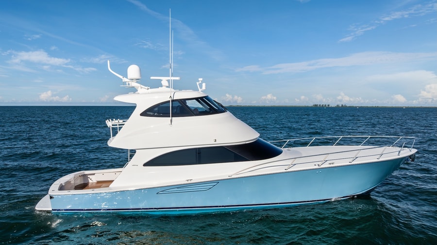 2018 Viking 62 Enclosed Bridge