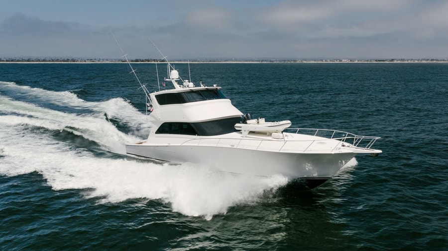 2006 Viking 74 Enclosed Bridge